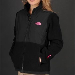 North face coat -pink ribbon breast cancer